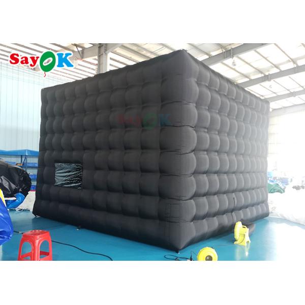 Надувная кубическая палатка для вечеринок и кемпинга надувная светодиодная палатка с воздушным вентилятором