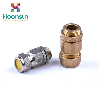 CW Type Explosion Proof Cable Gland With Neoprene / Silicone Rubber Sealing Material