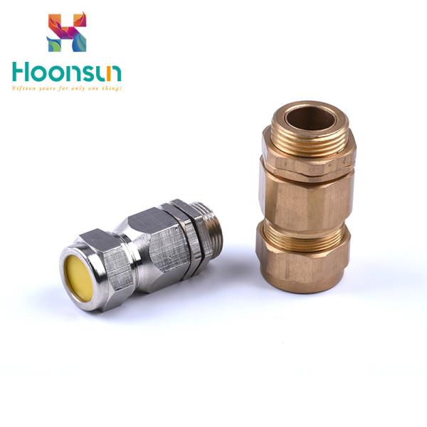 Metal EX - 3 Explosion Proof Cable Gland With Clamp Sealing Goint