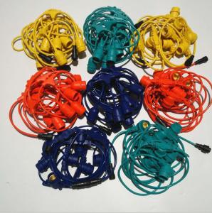 30ft Outdoor Edison Light Bulb String Lights 10 Hanging Sockets 3 Years Warranty