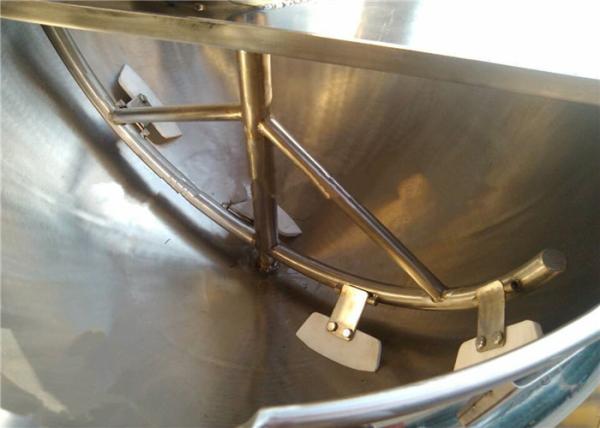 200L 300L Electric Heating Jacketed Kettle KQ100L With Mixer Scraper