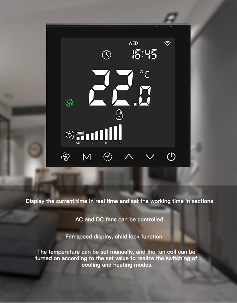 Intelligent HVAC Fresh Air System Controller KF-900Z-XF Residential Commercial Use
