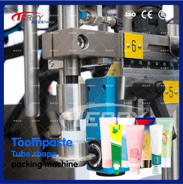 Customized Tube Shape Toothpaste Dentifrice Packing Filling Line with 1 Filling nozzle