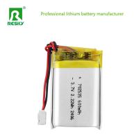 Batería solar de lipo LP702535 3.7V 600mAh 2.22wh Baterías de litio recargables para altavoces