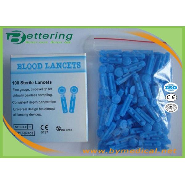 Surgical Sterile Blood Collection Supplies , Plastic Twist Top Disposable Blood Lancet
