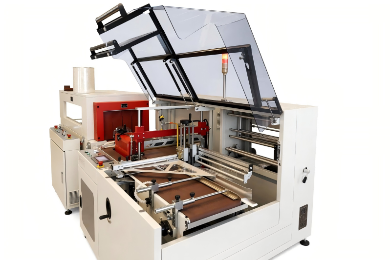 0–5 Packs/Min Heat Shrink Film Machine 20KW For SPC Flooring / Panel Packaging