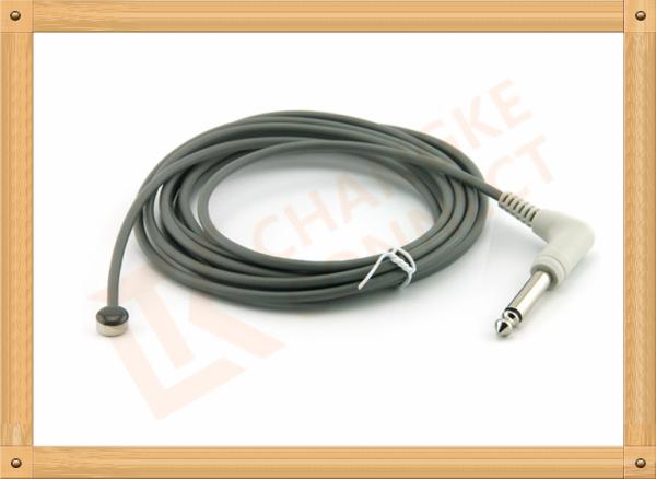 6.35 Male Plug Connector Medical Temperature Sensor YSI 400 Series Cktronics