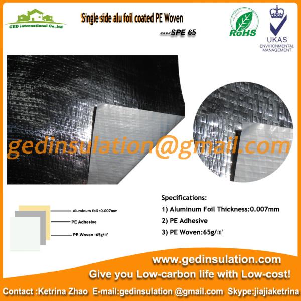 Single side Aluminum foil coated PE Woven