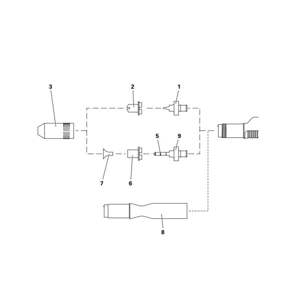 379620 сопло установило плоское сопло брызг GA01 двигателя пудрят покрывая части оружия брызг