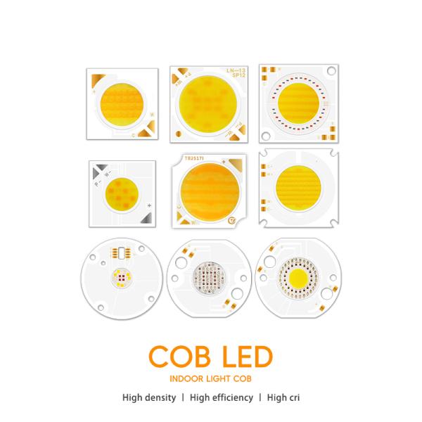 50W DC24V LED COB Chip with 19*19mm Size and 17mm Diameter for High-Efficiency Lighting