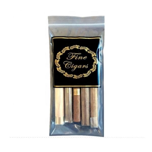Custom printed  Envelop Aluminum Foil Blunt Cigar Wrap Packaging Bags for tobacco