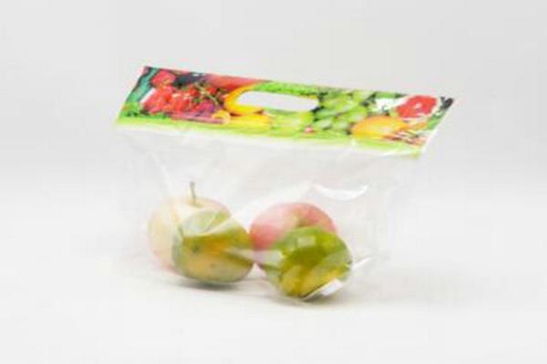 Clear Transparent Fresh Fruit Bags Breathable Laminated Plastic Gloosy / Matte Surface