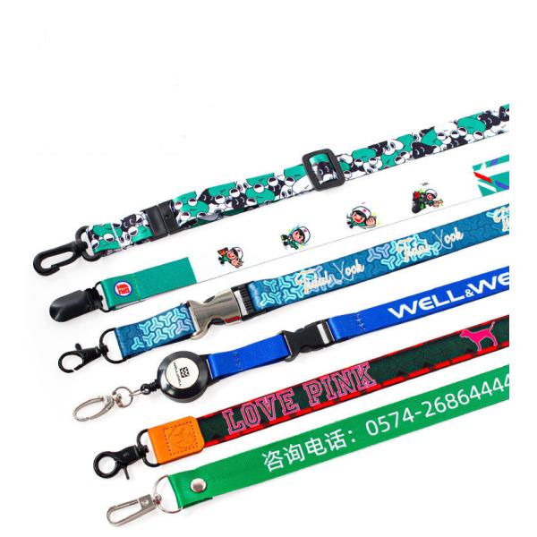 Print Method Personalize Single Custom Sublimation Lanyards For Exhibition Promotion