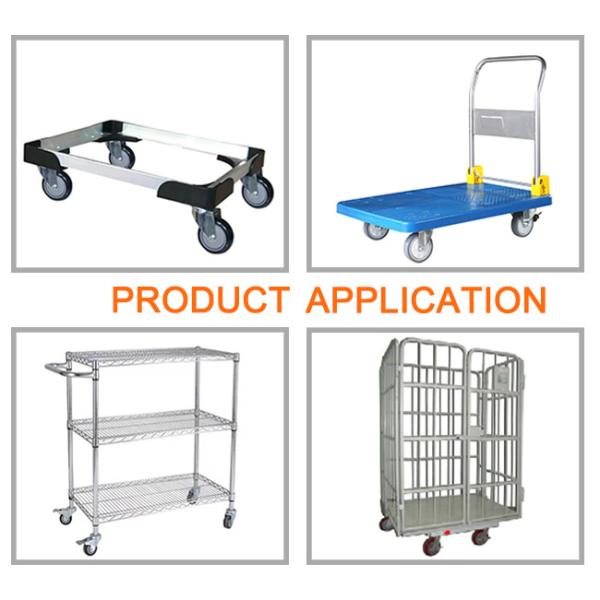 Регулируемый выравнивая красный рицинус PU 2,5 дюйма 3 дюйма 4 дюйма 5 дюймов доступного