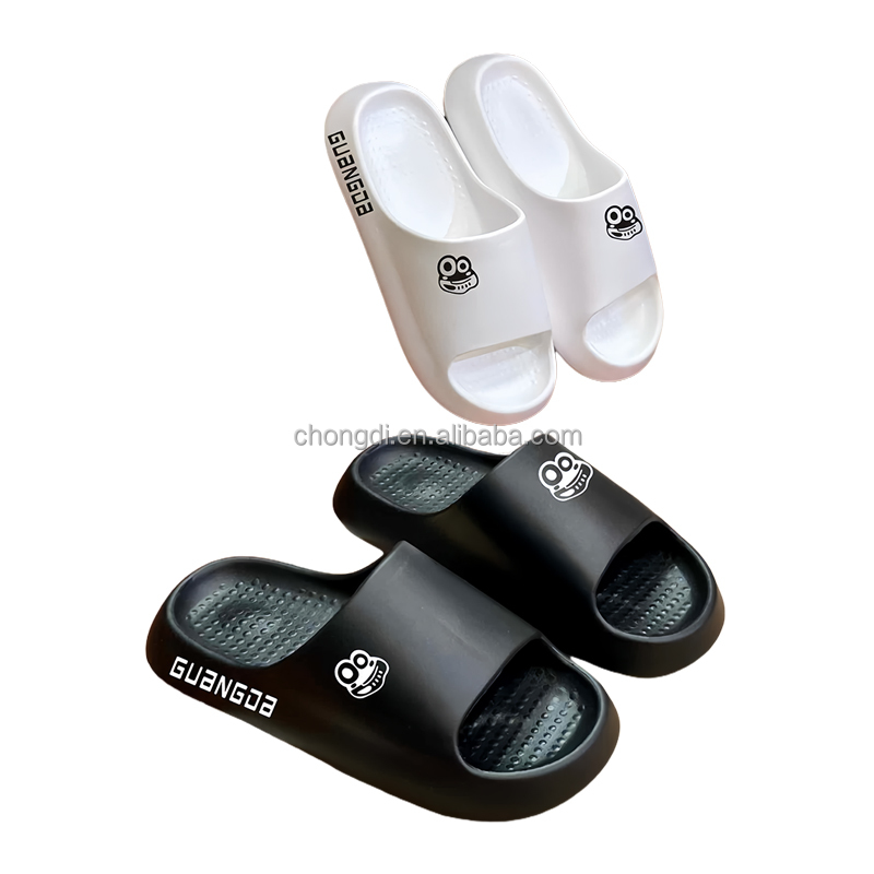 New-stepping Waterproof Casual Slippers for Men and Women Summer Indoor Bathroom Use Non-slip EVA Soft-soled Couple Sandals