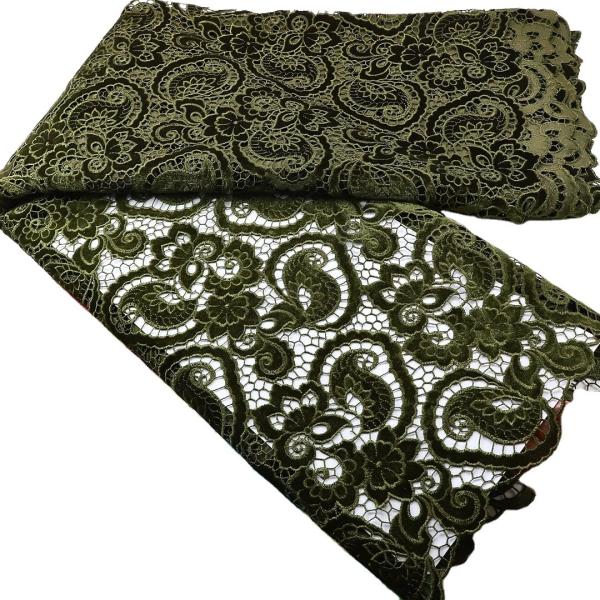 embroidered fabric for ladies african lace fabric  swiss voile for senegal party & wedding dress guipure lace fabric african