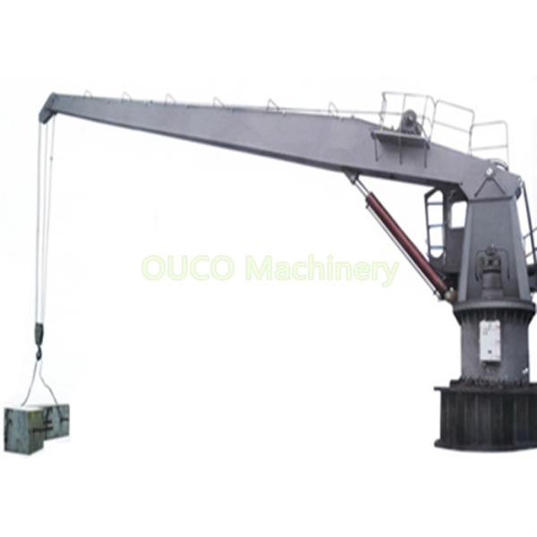 Anti - Collision Fixed Boom Crane Diesel Hydraulic Drive With ABS Class