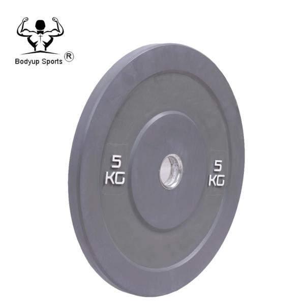 Pure Rubber Barbell Weight Plates , Crossfit Bumper Plates For Competition