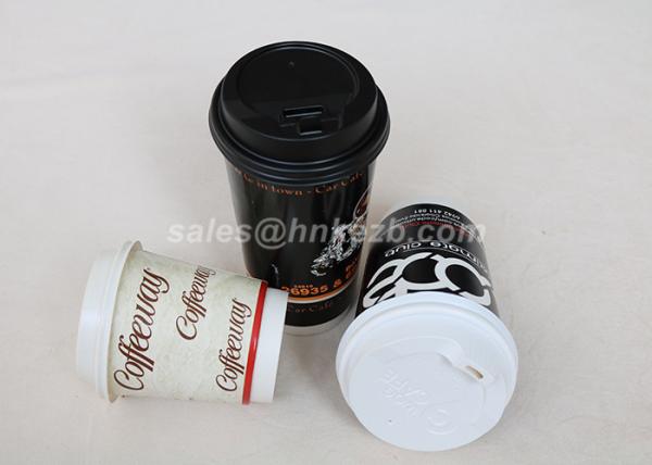 16oz Disposable Coffee Cups / To Go Coffee Cups With Lids Double Wall