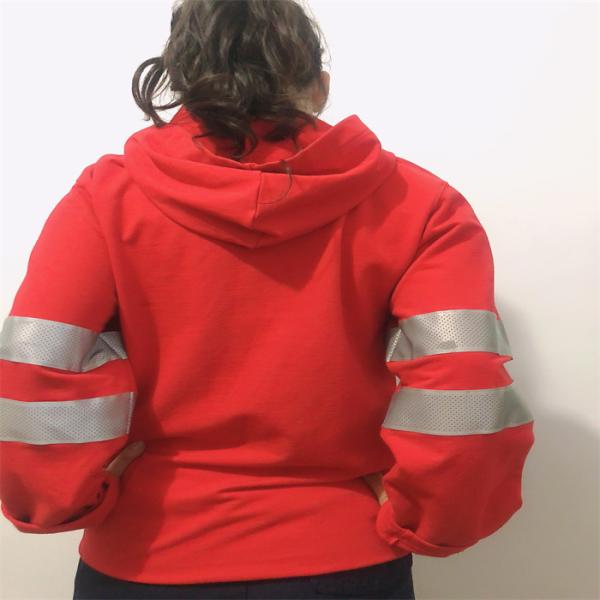 Safety Fire Proof 100 Cotton Hi Vis Hoodie HRC2 Rate CN88 12