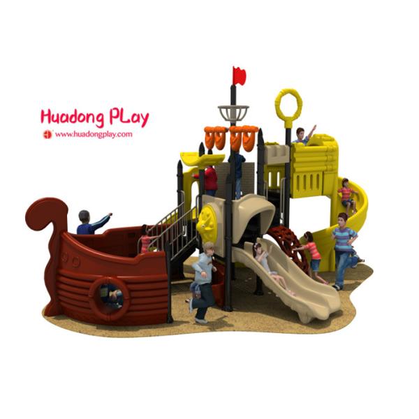 Food Grade Plastic Outdoor Play Equipment 1080*930cm Safety Area For Amusement Park