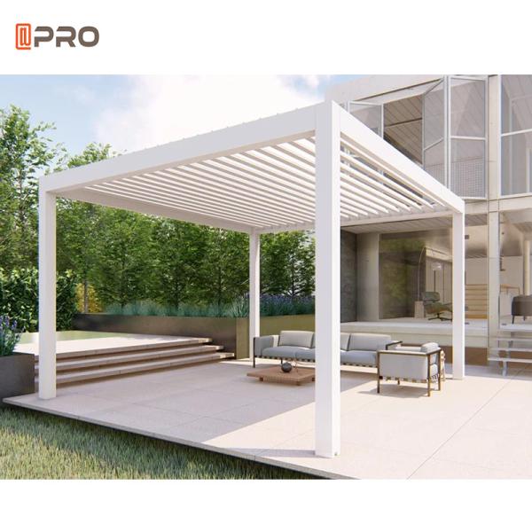 Waterproof Louver Modern Aluminum Pergola Bioclimatic Outdoor Gazebo