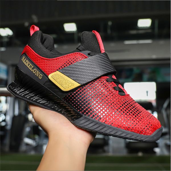 Men Shoes Lifting Weights Indoor Fitness Sports Jogging Sneaker Non-slip Shoes