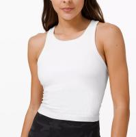 Y Back Yoga Training Seamless Racerback Crop Tank Top 230gsm