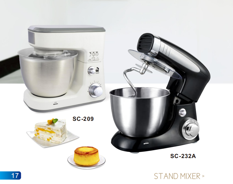 Dough Mixer，Stand Mixer 4L Bowl 500W