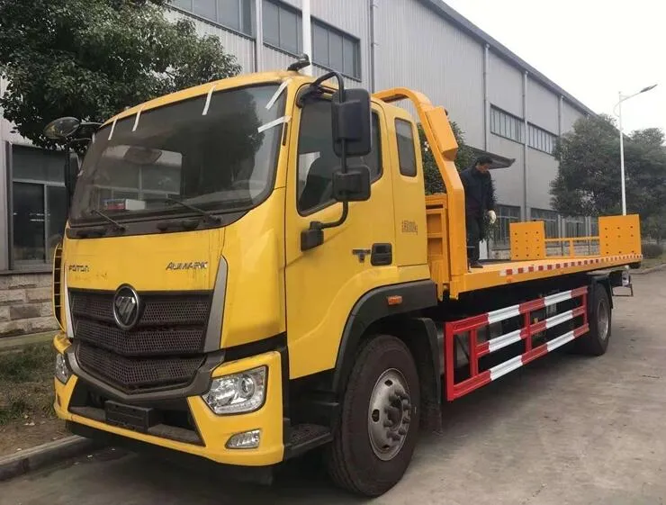4ton Wheel Lift Foton Rollback Tow Truck Diesel Fuel Car Carrier Truck
