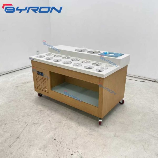 OEM Hotpot Refrigerator Commercial Countertop Refrigerator Display Mechanical Thermostat
