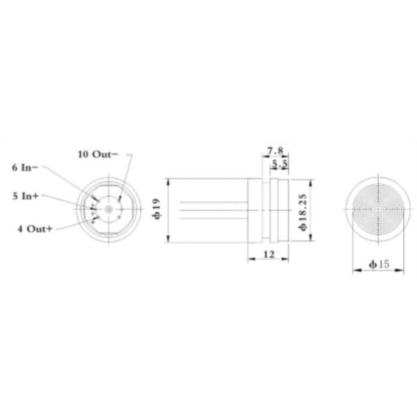 HT19 Diffused Silicon Pressure Sensor And Pressure Transducer Water Level Sensor Cell