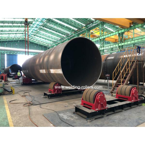 Rotateur de soudage de 200 tonnes lourd conventionnel avec roues en PU