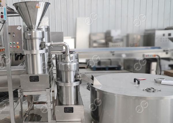 500 KG Industrial Nut Butter Grinder Peanut Butter Processing Line Fully Automatic
