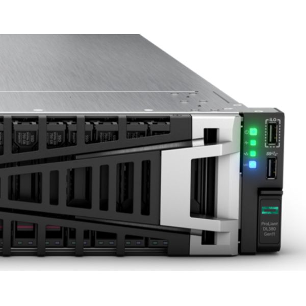 HP DL380 Gen11 2U Rack Server Xeon Processor Rack Mounted Server DDR4 Memory SSD Hard Drive 64GB