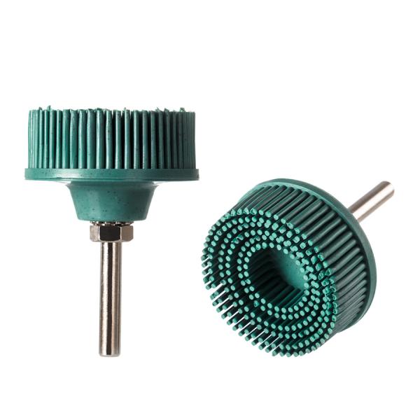 Metal Coating Removal Disc 2 Inch Bristle Disc Grit 50 80 120 with 1/4