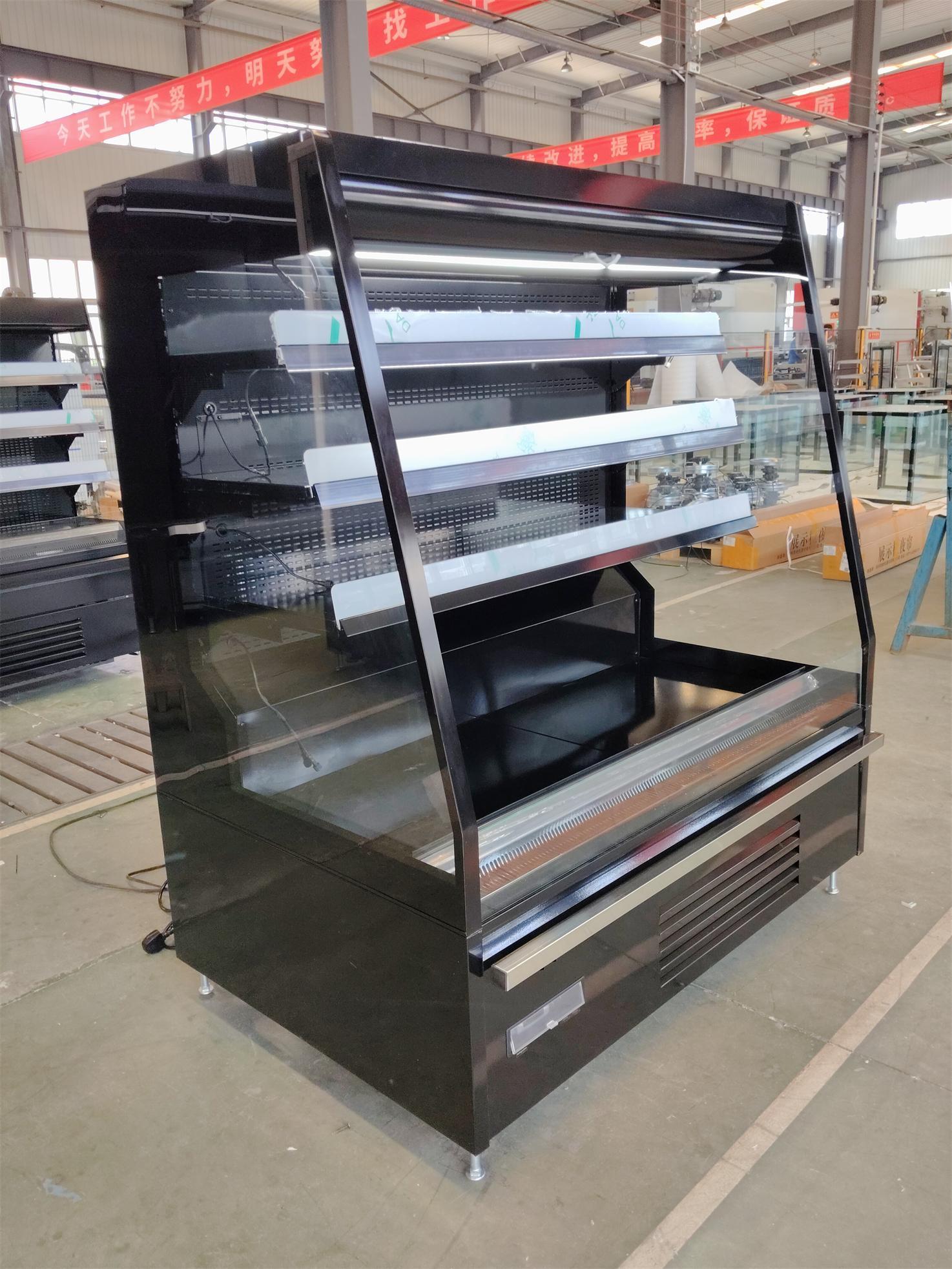 SEMI125M Semi Height air curtain display fridge