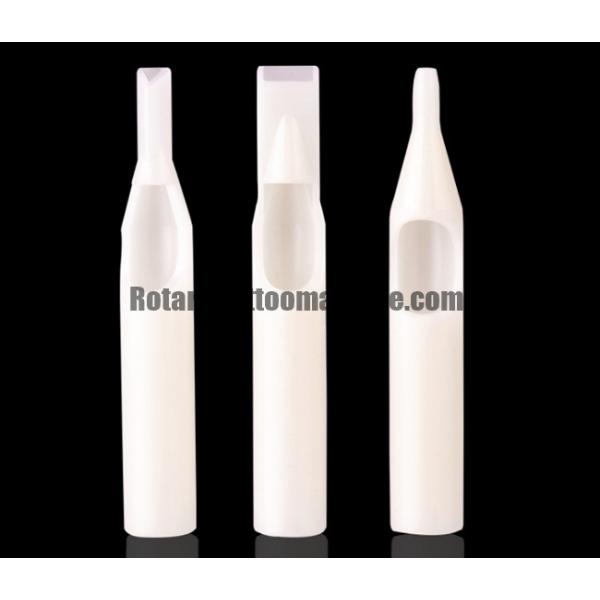 Pre Sterile Disposable Tattoo Tips Medical Grade PE Material White Color RT/FT/DT Type