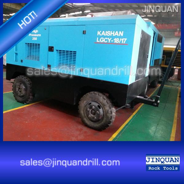 portable DTH air compressor drill rig