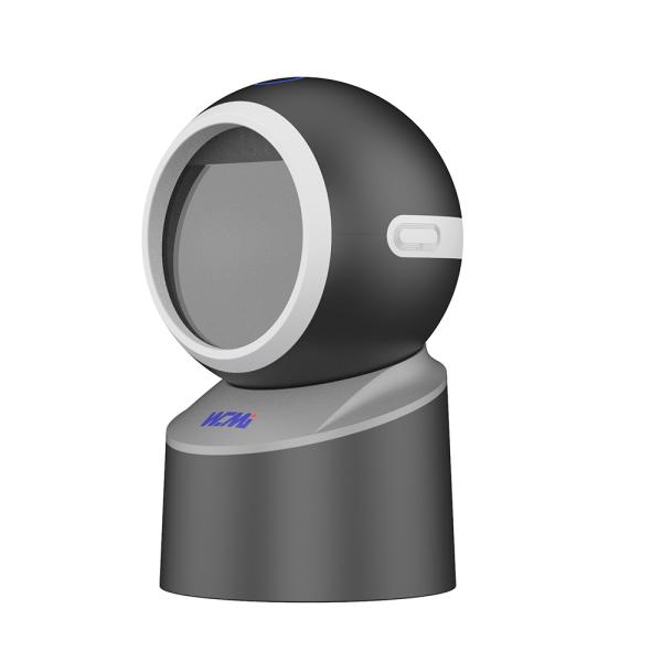 WCMI 2D Omnidirectional USB Barcode Scanner Desktop 1D Scanners QR Bar Code Reader for Cashier Bookshop Supermarket