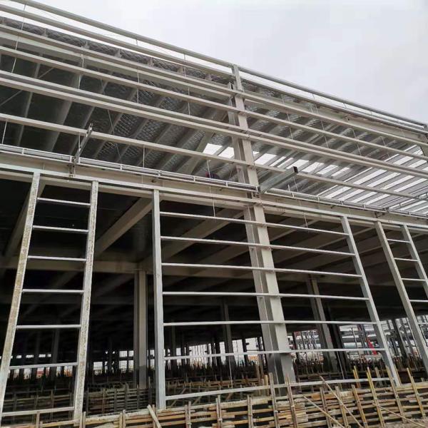 Durable Industrial Steel Buildings Powder Coated Prefab Metal Building Construction