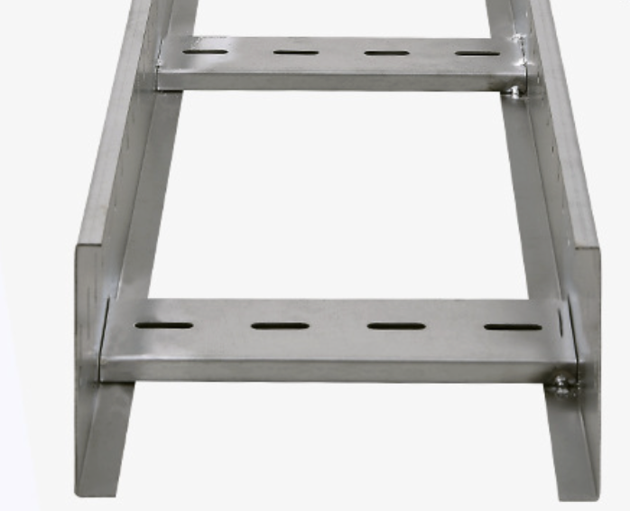 Strong Load Bearing Capacity Ladder Type Galvanized Cable Tray For Electric Wire Management