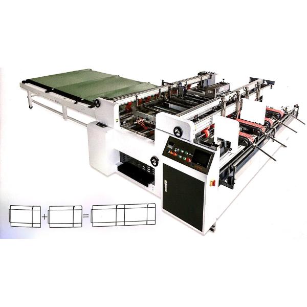 Máquina semi automática de alta velocidade 2300/2600 do Ab Gluer para a placa da corrugação que cola e que cola