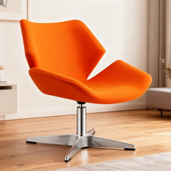 Modern Durable Lounge Chair Home Furniture Single Leisure Chair Reception Armchair Accent Chair Living Room Apartment Dining
