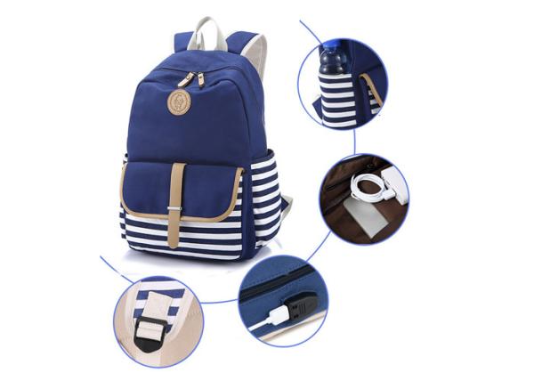 Canvas Fit 15.6 Laptop Children School Bag