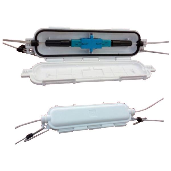ABS Fiber Optic Cable Fittings FTTH Drop Cable Protection Box