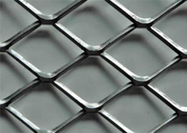 Mild Stainless Steel Expanded Metal Mesh , 1 Inch PVC Coated Expanded metal Wire Mesh
