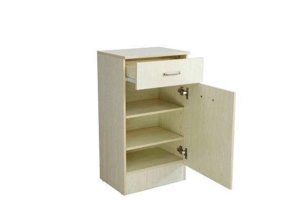 6 Pairs Economic Home Shoe Cabinet Maple Storage Drawer For Mud Room / Entryway