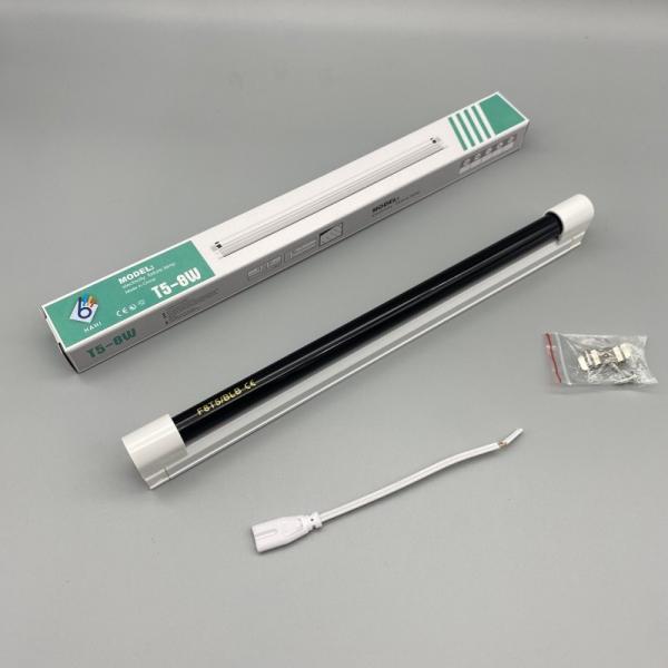 6W 8W T5 Black Light Bulb For Decoration , 120V UV Black Light Bar