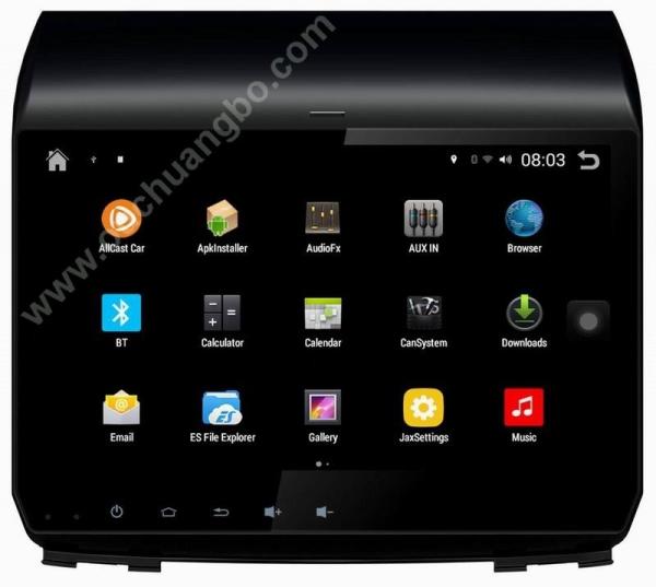 Ouchuangbo car radio audio DVD navi for JAC S3 2015 with spanish chile map quad core 1024*600 android 4.4 big screen